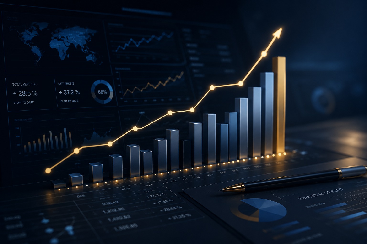 Analiză financiară și date strategice – partener contabil AEI Finance